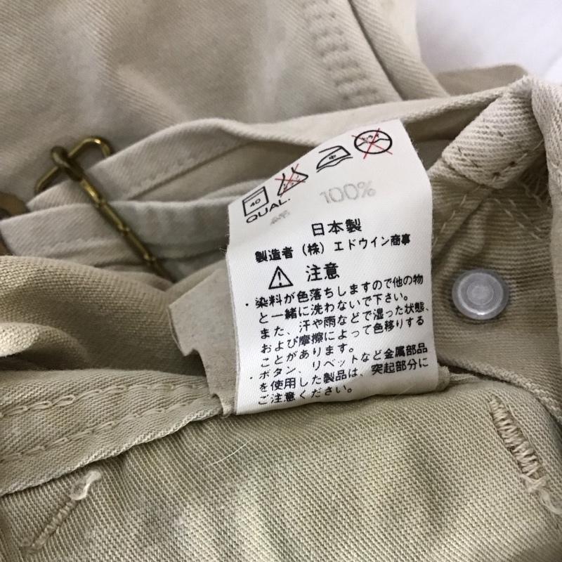カーハート Carhartt サロペット・オーバーオール サロペット、オーバーオール 0070 E520-0711 コットン 日本製 34×34 ロゴ、文字 ベージュ / ベージュ / メンズ USED 古着 中古 10107646