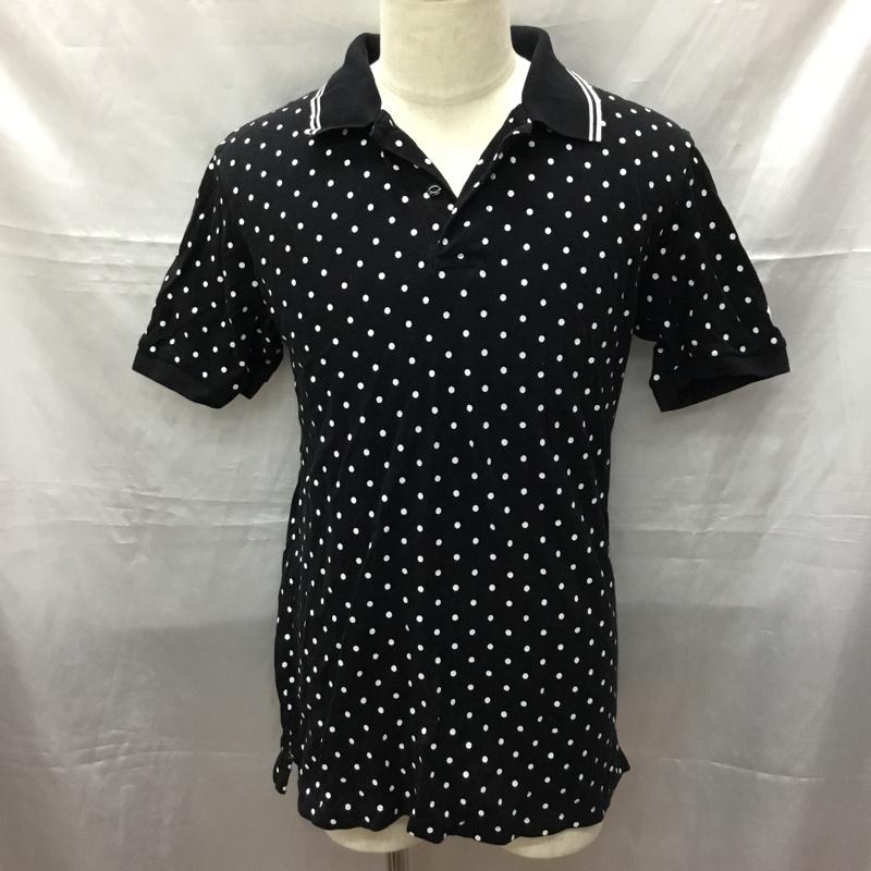 チャンピオン Champion ポロシャツ 半袖 半袖ポロシャツ カラーシャツ 半袖カットソー XL ドット 黒 / ブラック / レディース USED 古着 中古 10113552