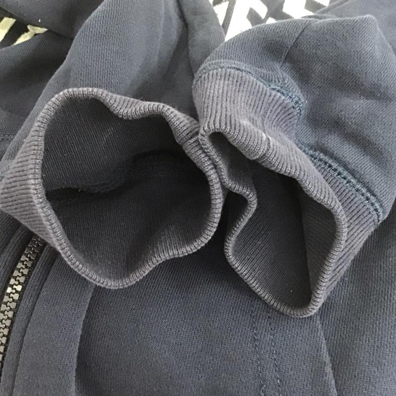 ヒルフィガーデニム HILFIGER DENIM パーカー 長袖 長袖パーカー S ロゴ、文字 紺 / ネイビー / メンズ USED 古着 中古 10133125