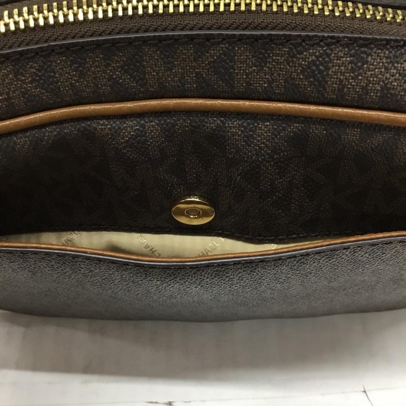マイケルコース MICHAEL KORS ショルダーバッグ ショルダーバッグ 35H8GFTC7B チェーンショルダー 総柄 ダークブラウン / ダークブラウン / X 茶 / ブラウン / レディース USED 古着 中古 10107596