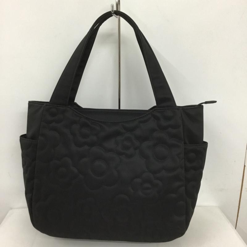 マリークヮント MARY QUANT トートバッグ トートバッグ デイジー 刺繍 黒 / ブラック / レディース USED 古着 中古 10126997