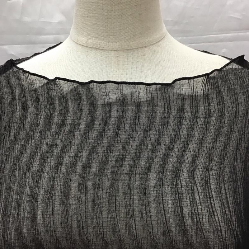 フリークスストア FREAK S STORE カットソー 長袖 シアー M 無地 黒 / ブラック /  レディース USED 古着 中古 10112531