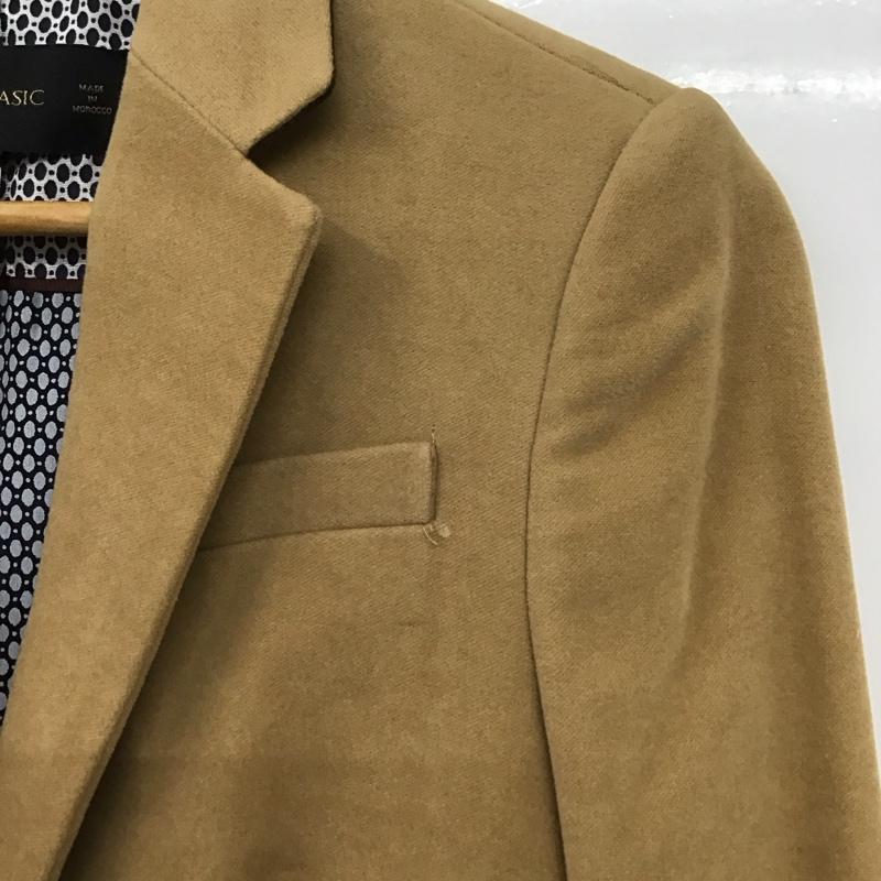 ザラベーシック ZARA BASIC ジャケット、上着 ジャケット、ブレザー ヴェルベットジャケット カジュアルジャケット テーラードジャケット S 無地 ベージュ / ベージュ / レディース USED 古着 中古 10133013