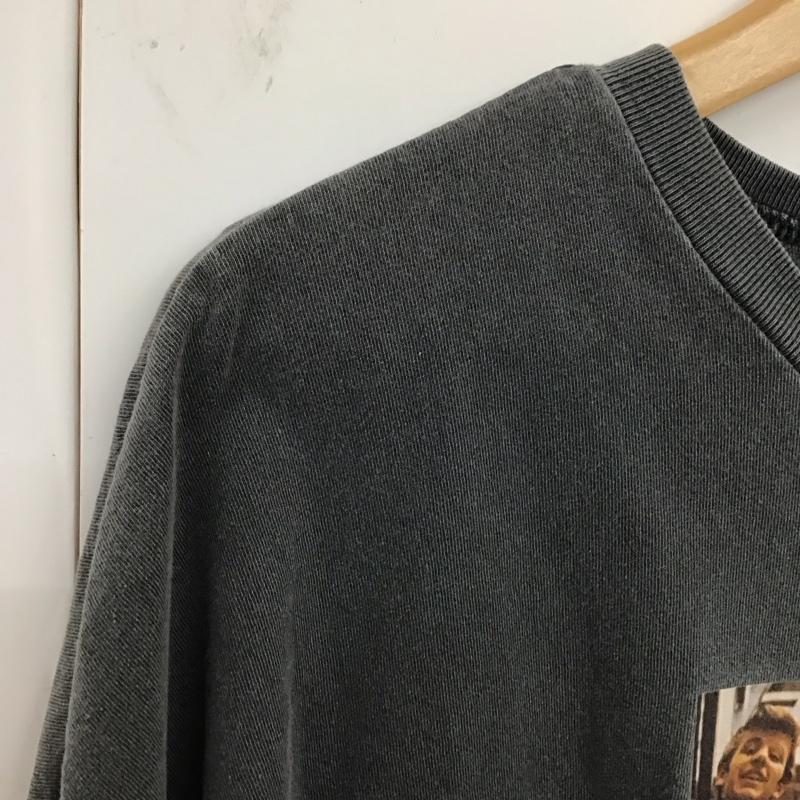 ニコアンド niko and... Tシャツ 半袖 ビートルズ ビッグシルエット プリント チャコールグレー / チャコールグレー / レディース USED 古着 中古 10128582