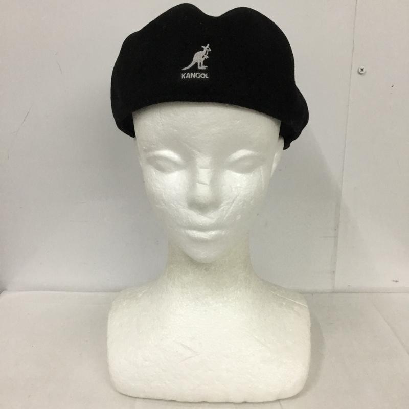 カンゴール KANGOL 帽子 ハンチング K0875FA SEAMLESS WOOL 507 タグ付き ロゴ、文字 黒 / ブラック / メンズ USED 古着 中古 10125222