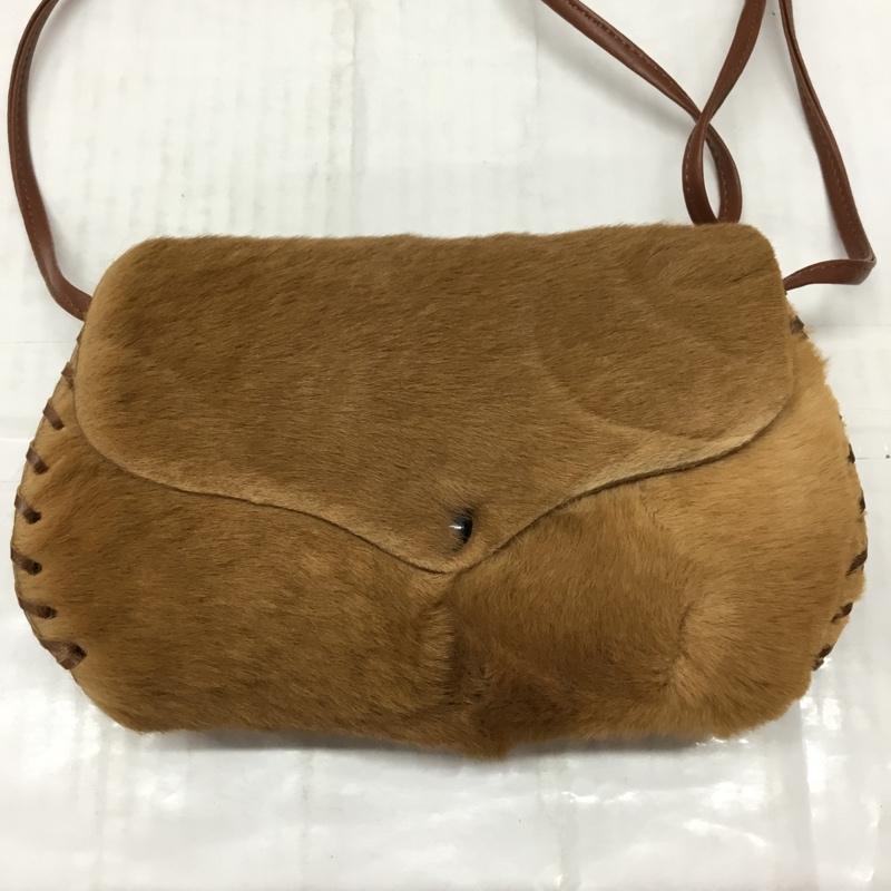 古着 USED ショルダーバッグ ショルダーバッグ カンガルーファー オーストラリア ワンポイント 茶 / ブラウン / レディース USED 古着 中古 10114546