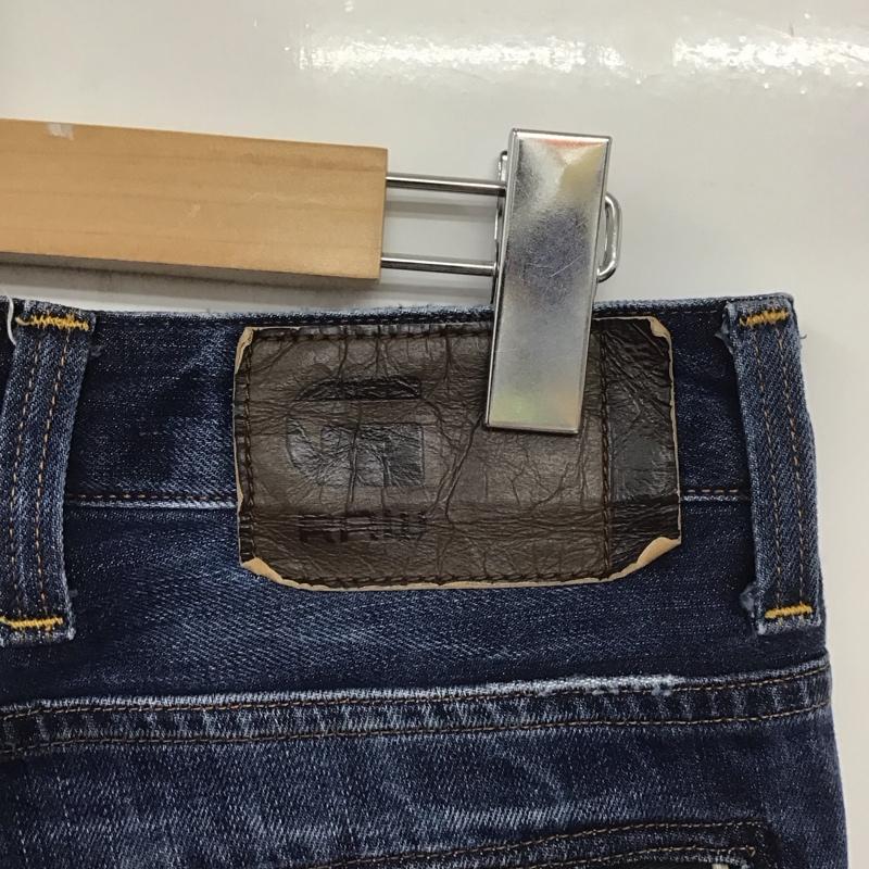 ジースターロゥ G-STAR RAW パンツ デニム、ジーンズ デニムパンツ スリムパンツ カジュアルパンツ 28インチ 無地 インディゴ / インディゴ / メンズ USED 古着 中古 10132240