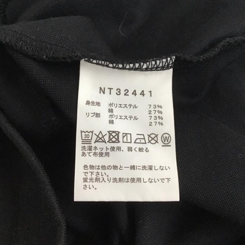 ザノースフェイス THE NORTH FACE Tシャツ 長袖 nt32441 ロングスリーブスモールボックスロゴティー 長袖カットソー プリントTシャツ L ロゴ、文字 黒 / ブラック / メンズ USED 古着 中古 10138535
