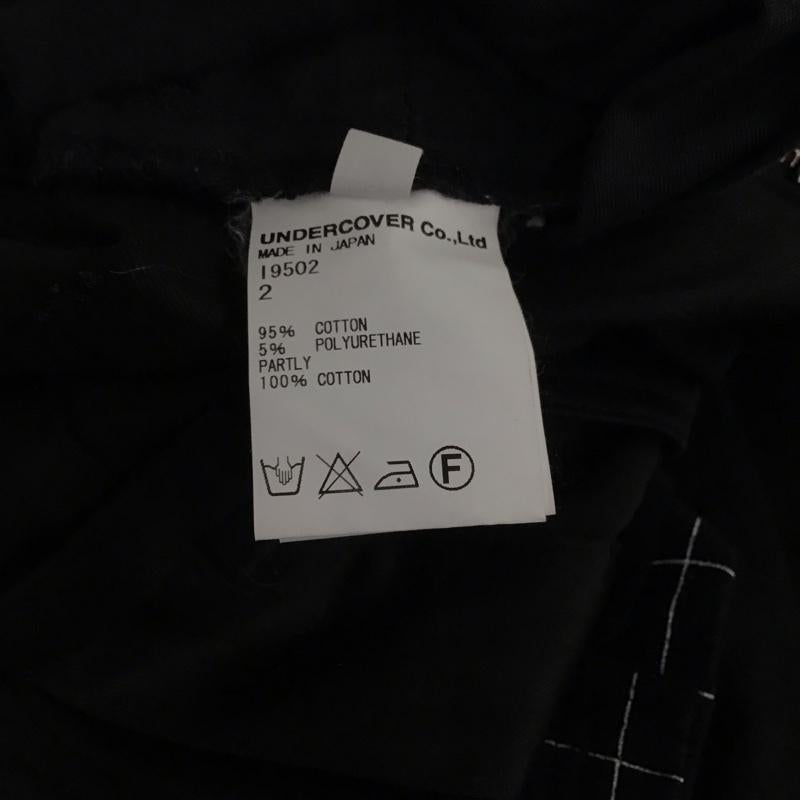 アンダーカバーイズム UNDERCOVERISM パンツ デニム、ジーンズ カジュアルパンツ スリムパンツ ストレッチパンツ 2 無地 黒 / ブラック / メンズ USED 古着 中古 10132774