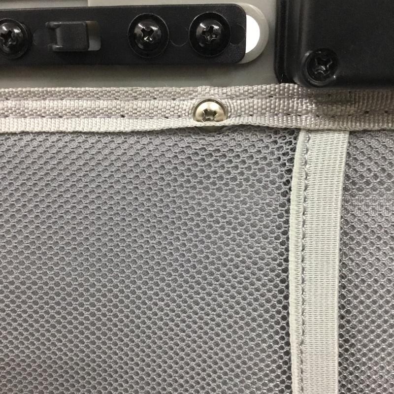 アンドフラット &.FLAT スーツケース、トランク スーツケース、トランク FL14-4-00001 折りたたみ ハードキャリーバッグ キャリーケース 箱有 ロゴ、文字 銀 / シルバー / メンズ USED 古着 中古 10137512