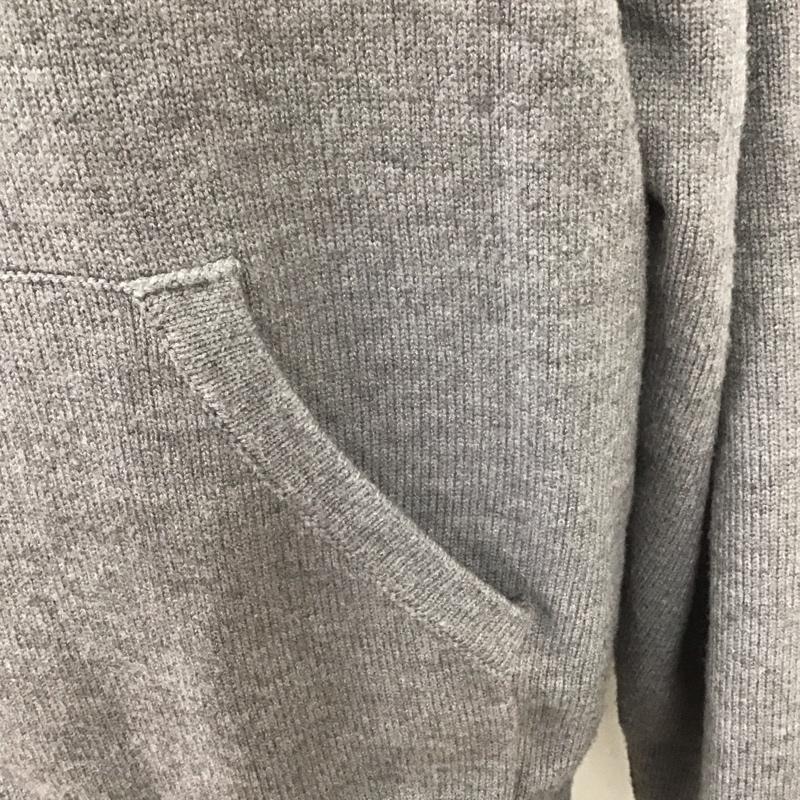 アミ ami ニット、セーター 長袖 XL 無地 灰 / グレー / メンズ USED 古着 中古 10108167