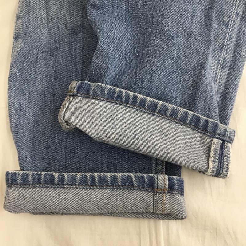 リーバイス Levi s パンツ デニム、ジーンズ USA製 28インチ 無地 青 / ブルー / レディース USED 古着 中古 10137539