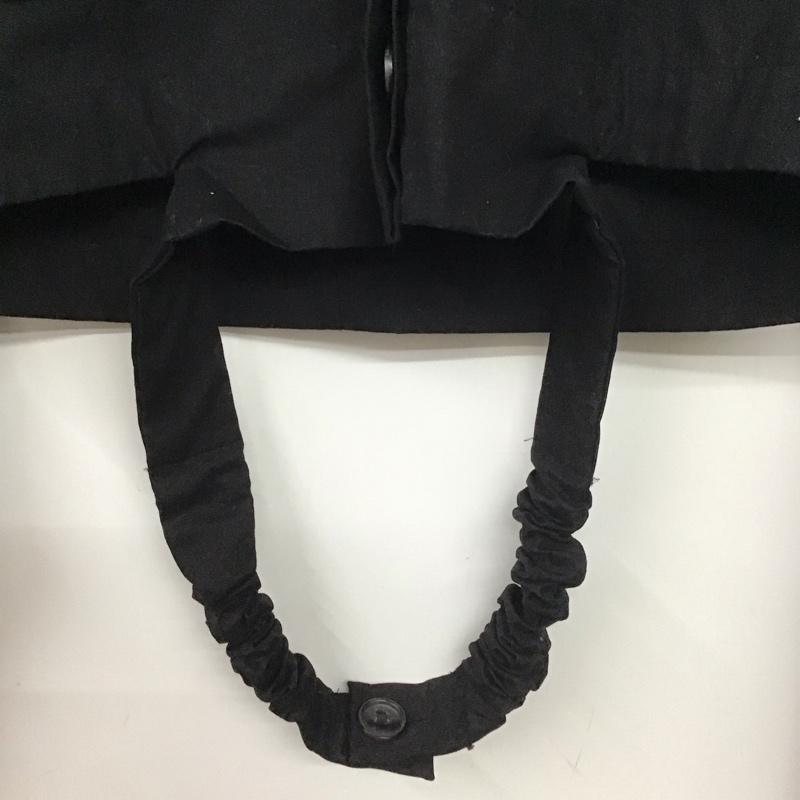 ザラ ZARA シャツ、ブラウス 長袖 2212 729 800 ショート丈 シャツジャケット XS 無地 黒 / ブラック / レディース USED 古着 中古 10139230