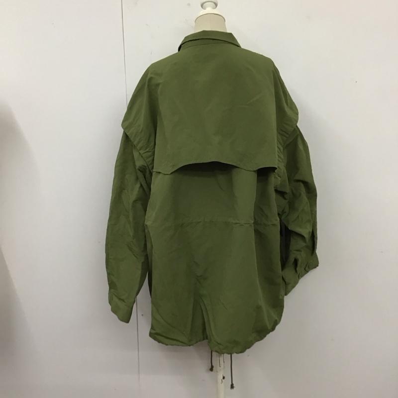 ダブルクローゼット w closet ジャケット、上着 ジャケット、ブレザー ジップアップジャケット ジャンパー ジャケット カジュアルジャケット アウター FREE 無地 カーキ / カーキ / レディース USED 古着 中古 10122141