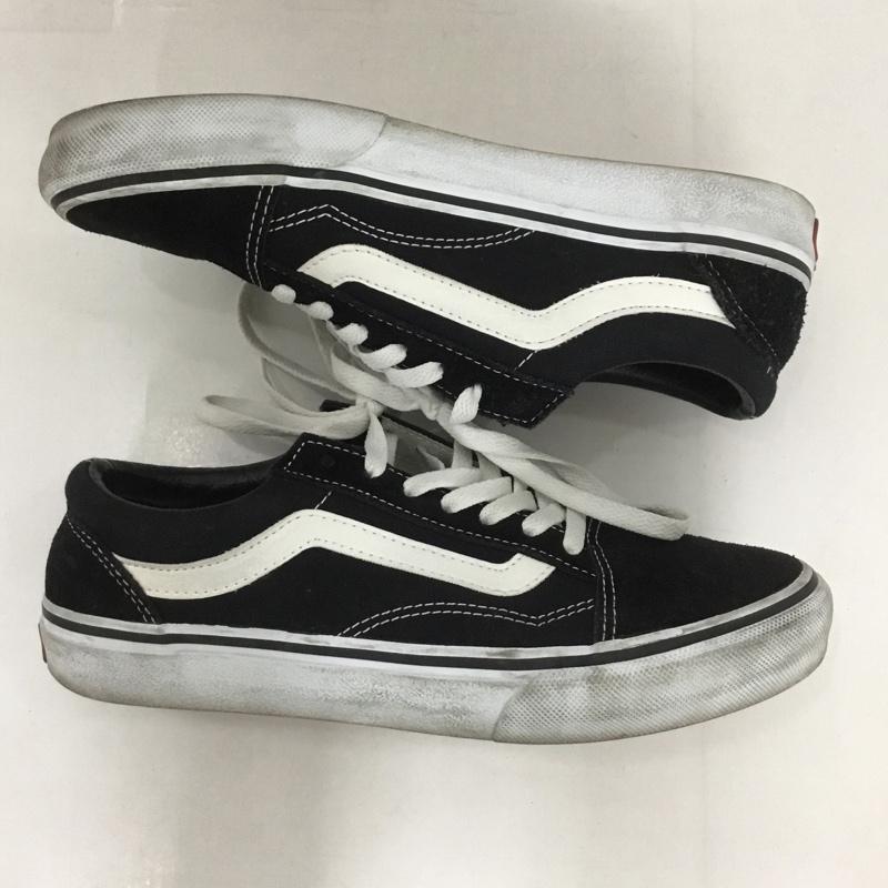 バンズ VANS スニーカー スニーカー V36CL オールドスクールDX 24.5cm 24.5cm ロゴ、文字 黒 / ブラック / X 白 / ホワイト / レディース USED 古着 中古 10124376