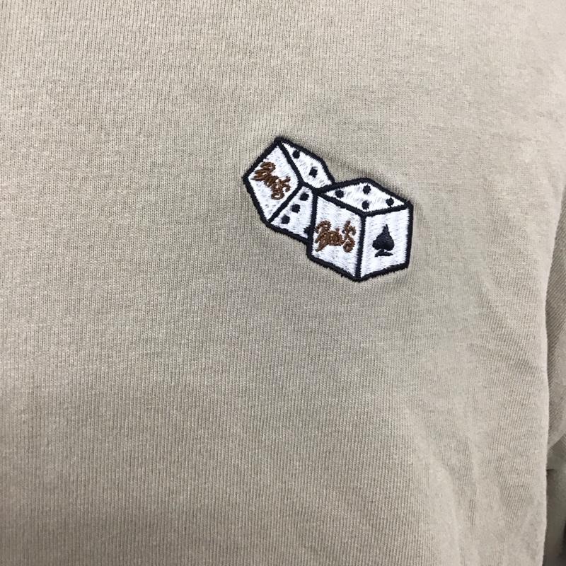 ベンデイビス BEN DAVIS Tシャツ 半袖 C-2580030 SouvenirEMBS/STee ビッグシルエットオーバーサイズカットソー プリントTシャツ L ロゴ、文字 ベージュ / ベージュ /  メンズ USED 古着 中古 10110733