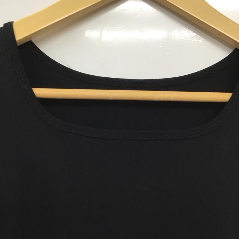 レイビームス Ray BEAMS ワンピース ロングスカート ノースリーブロングワンピース フレアスカート 1 無地 黒 / ブラック / レディース USED 古着 中古 10138363