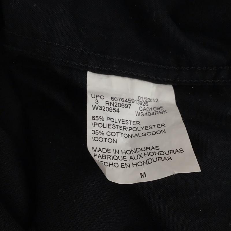 ディッキーズ Dickies シャツ、ブラウス 半袖 半袖シャツ 無地シャツ ポケットシャツ M 無地 黒 / ブラック / メンズ USED 古着 中古 10137500