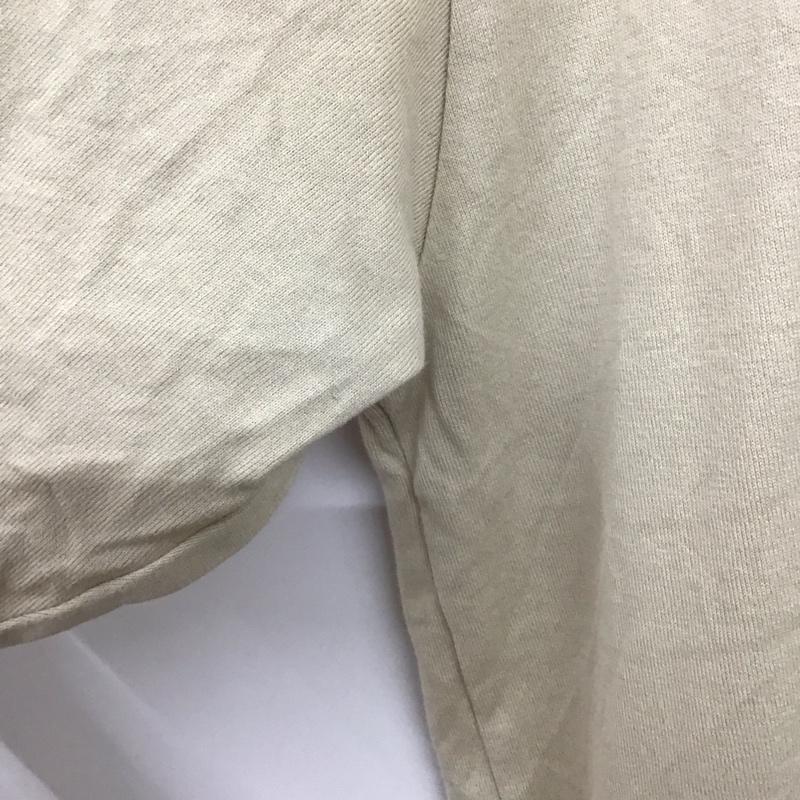 ニードルス Needles Tシャツ 半袖 L ロゴ、文字 ベージュ / ベージュ / メンズ USED 古着 中古 10137025
