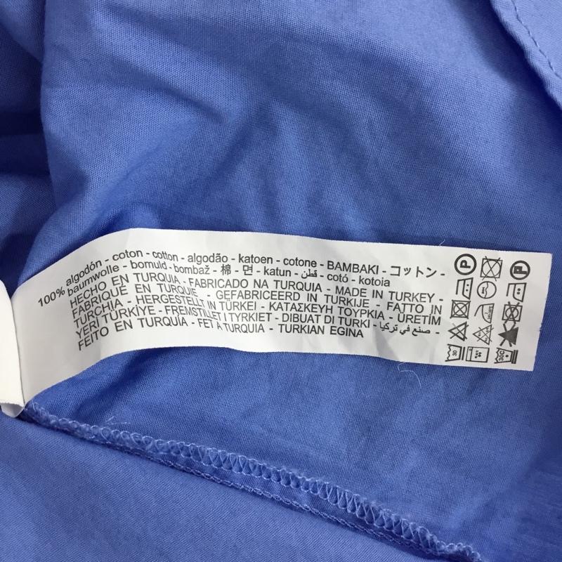 ザラ ZARA シャツ、ブラウス 長袖 長袖シャツ カラーシャツ 長袖カットソー M 無地 青 / ブルー / レディース USED 古着 中古 10110307