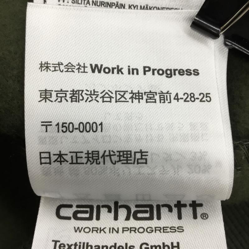 カーハートダブリューアイピー Carhartt WIP トレーナー 長袖 I032456 WILES SWEATSHIRT Hamilton XL ロゴ、文字 緑 / グリーン / メンズ USED 古着 中古 10139074