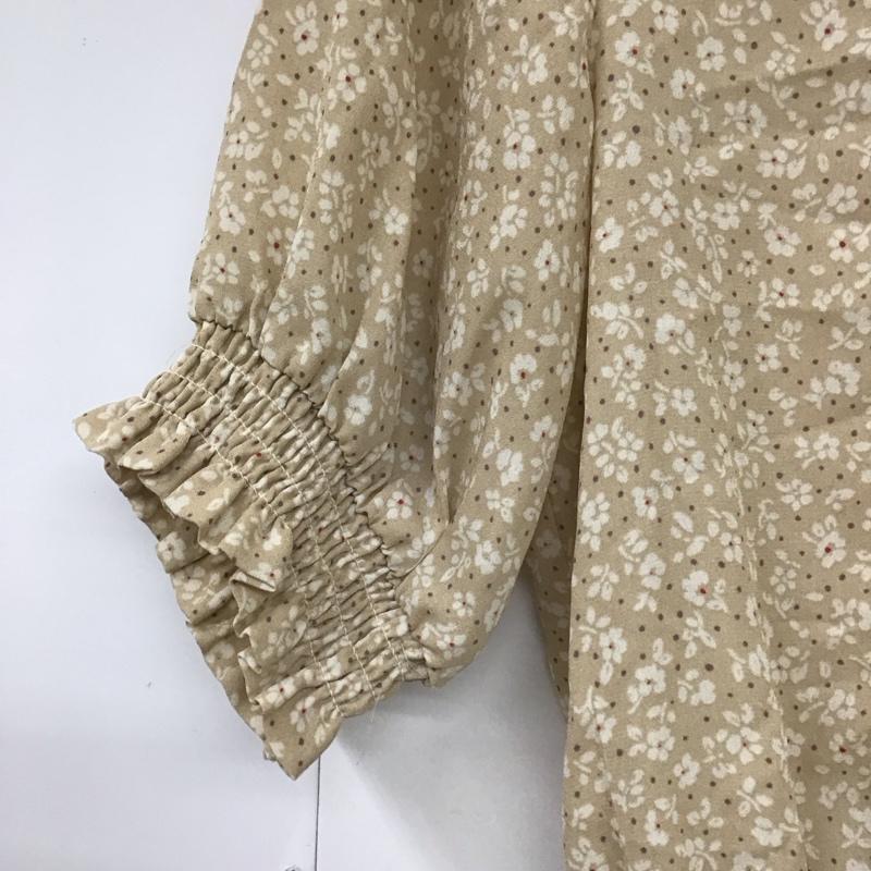オリーブデオリーブ OLIVE des OLIVE シャツ、ブラウス 半袖 FREE 総柄 ベージュ / ベージュ / レディース USED 古着 中古 10131841