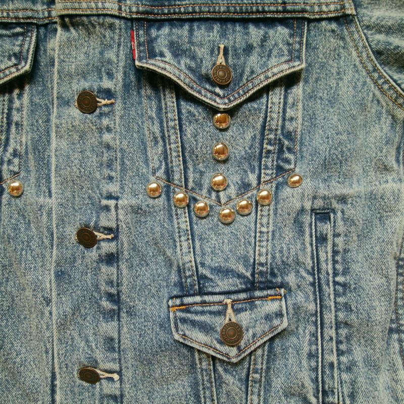 アールエヌエーインク RNAINC ジャケット、上着 ジャケット、ブレザー M 無地 X 刺繍 X インディゴ / インディゴ / レディース USED 古着 中古 10015267