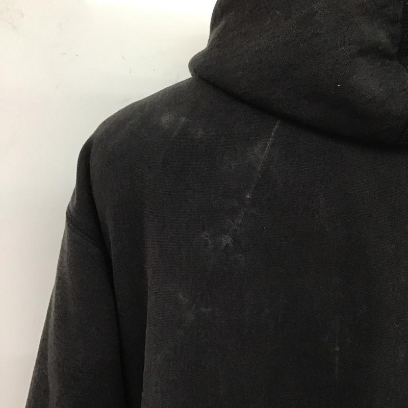 シュプリーム Supreme パーカー 長袖 21FW ArabicLogoHoodedSweatshirt 長袖パーカースウェット プルオーバー XL ロゴ、文字 黒 / ブラック /  メンズ USED 古着 中古 10125616
