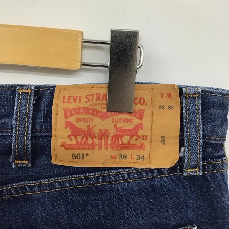 リーバイストラウスアンドコー Levi Strauss & co. パンツ デニム、ジーンズ デニムパンツ ワイドパンツ カジュアルパンツ 38 無地 インディゴ / インディゴ / メンズ USED 古着 中古 10134688