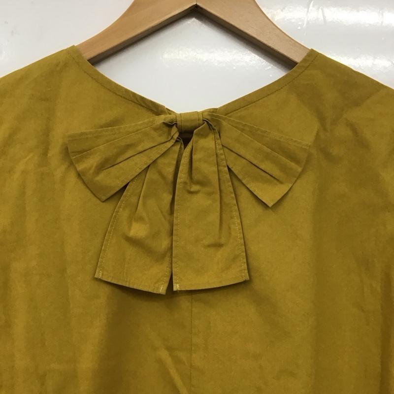 マッキントッシュフィロソフィー MACKINTOSH PHILOSOPH カットソー 長袖 34 無地 マスタード / マスタード / レディース USED 古着 中古 10131135