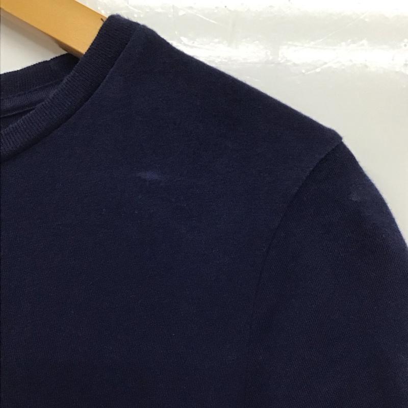 ポロラルフローレン POLO RALPH LAUREN ワンピース ひざ丈スカート 半袖ミニワンピース クルーネックワンピース L プリント 紺 / ネイビー / レディース USED 古着 中古 10136116