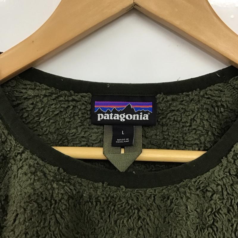 パタゴニア patagonia カットソー 長袖 25895fa20 長袖フリーストップス プルオーバー ラグラン L ロゴ、文字 カーキ / カーキ / メンズ USED 古着 中古 10132333
