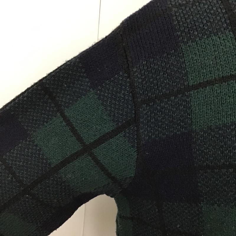 ポロバイラルフローレン Polo by RALPH LAUREN ニット、セーター 長袖 L チェック マルチカラー / マルチカラー / メンズ USED 古着 中古 10105746