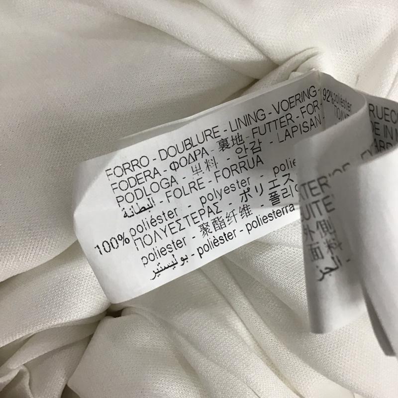 ザラ ZARA ワンピース ミニスカート 半袖 M 無地 白 / ホワイト / レディース USED 古着 中古 10136056