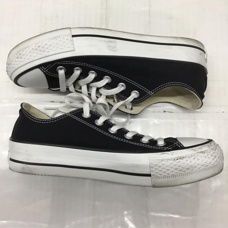 コンバース CONVERSE スニーカー スニーカー 38001231 NEXTAR110 PLTS OX 24.5cm 24.5cm ロゴ、文字 黒 / ブラック / X 白 / ホワイト / レディース USED 古着 中古 10122439