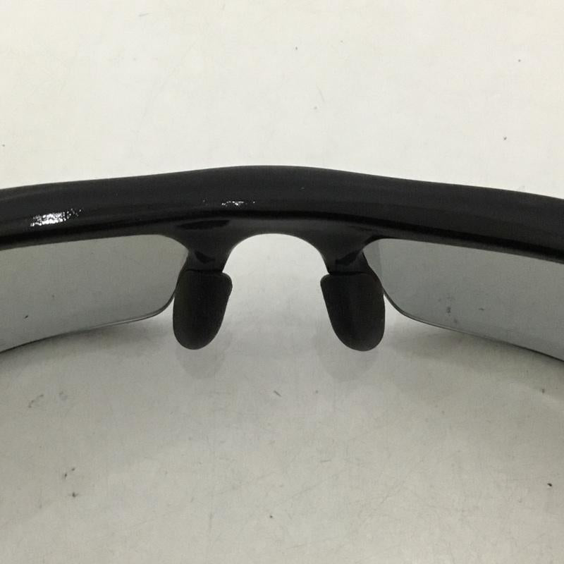 オークリー OAKLEY めがね・サングラス サングラス 12-900J FLAK JACKET スポーツサングラス ミラーレンズ 箱有 ロゴ、文字 黒 / ブラック / メンズ USED 古着 中古 10129376