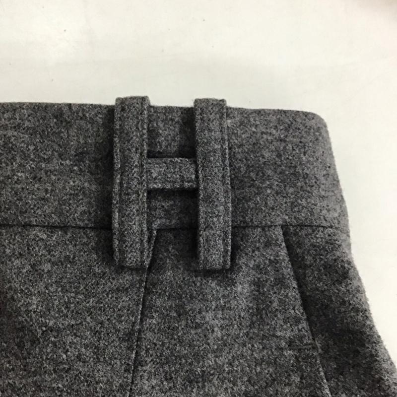 エルメス HERMES パンツ スラックス ゴルチエ期 36 無地 灰 / グレー / レディース USED 古着 中古 10133395