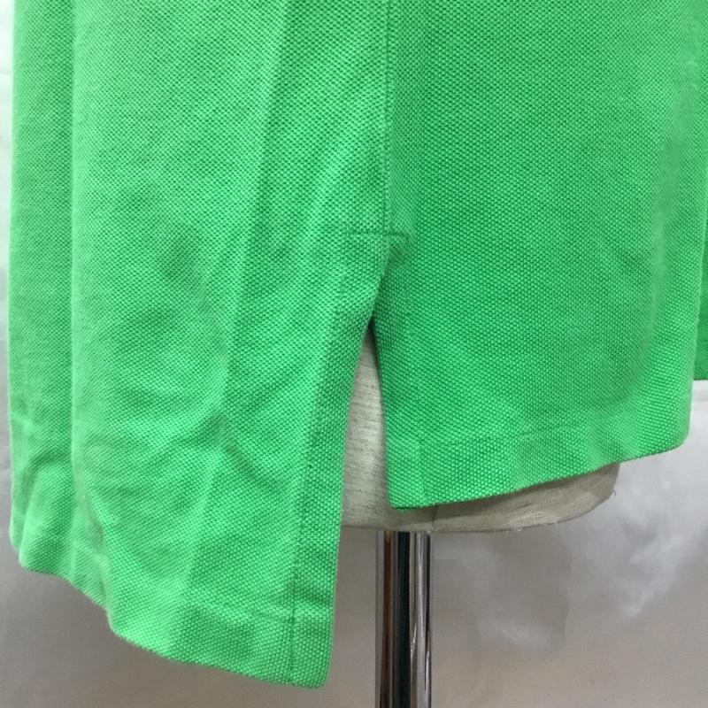 ポロバイラルフローレン Polo by RALPH LAUREN ポロシャツ 半袖 半袖ポロシャツ カラーシャツ 半袖カットソー M ロゴ、文字 緑 / グリーン / メンズ USED 古着 中古 10108541