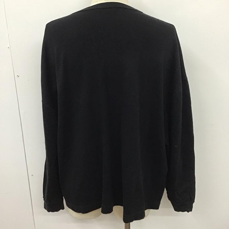 クーティー COOTIE カットソー 長袖 長袖カットソー クルーネックカットソー ロングスリーブカットソー 無地Tシャツ L 無地 黒 / ブラック /  メンズ USED 古着 中古 10110868