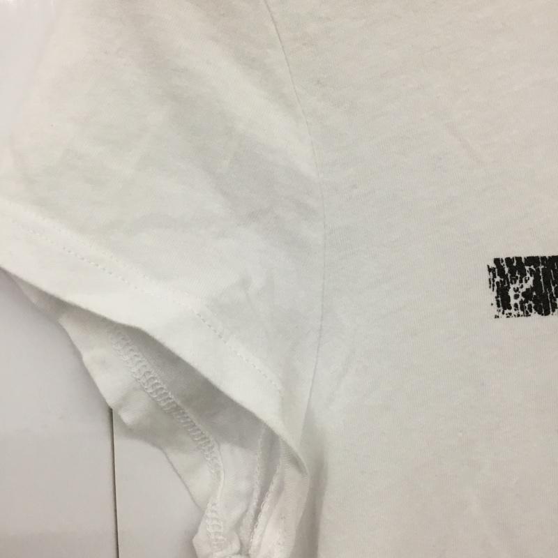 ポロラルフローレン POLO RALPH LAUREN Tシャツ 半袖 半袖カットソー プリントTシャツ クルーネックカットソー L プリント 白 / ホワイト / レディース USED 古着 中古 10110311