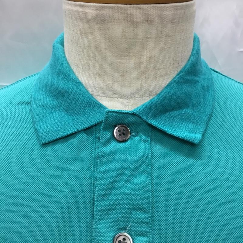 ポールスミス Paul Smith ポロシャツ 半袖 半袖ポロシャツ カジュアルシャツ カラーシャツ L ロゴ、文字 青 / ブルー / メンズ USED 古着 中古 10106579