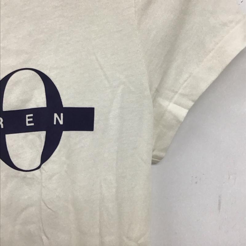 ポロラルフローレン POLO RALPH LAUREN Tシャツ 半袖 XS ロゴ、文字 白 / ホワイト / レディース USED 古着 中古 10136121