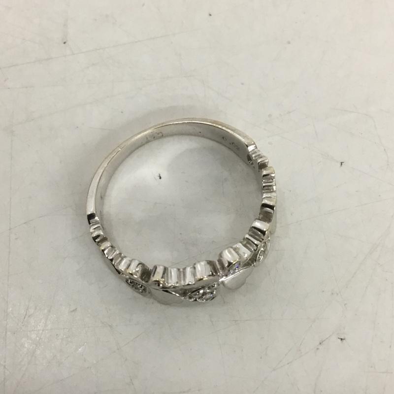 フォリフォリ Folli Follie アクセサリー 指輪 クローバー 箱有 13号 銀 / シルバー / レディース USED 古着 中古 10137413