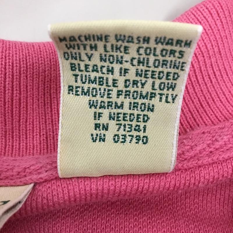 エルエルビーン L.L.Bean ポロシャツ 半袖 無地 桃 / ピンク / レディース USED 古着 中古 10116110