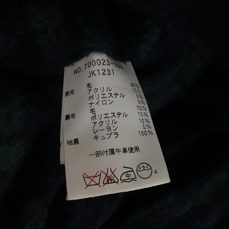 ブルーブルー BLUE BLUE コート コート一般 ダッフルコート S 無地 紺 / ネイビー / メンズ USED 古着 中古 10130496