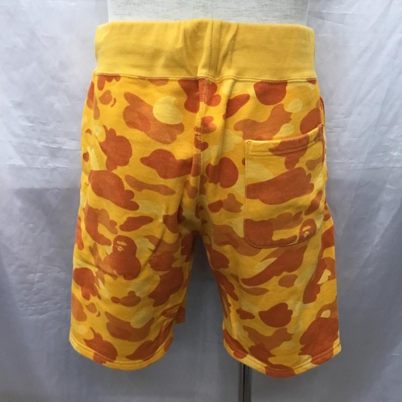 アベイシングエイプ A BATHING APE パンツ ショートパンツ ショート L カモフラージュ柄・迷彩 橙 / オレンジ /  メンズ USED 古着 中古 10121695