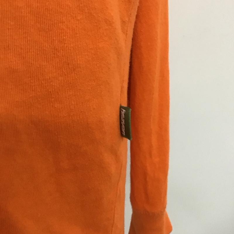 マークバイマークジェイコブス MARC by MARC JACOBS カットソー 長袖 長袖カットソー クルーネックカットソー ロングスリーブカットソー プリントTシャツ XS プリント 橙 / オレンジ /  メンズ USED 古着 中古 10109831