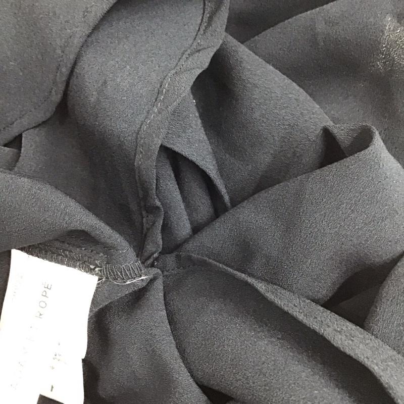 アダムエロペ ADAM ET ROPE シャツ、ブラウス 長袖 GAH-50010-A バックVネックブラウス FREE 無地 紺 / ネイビー / レディース USED 古着 中古 10116316
