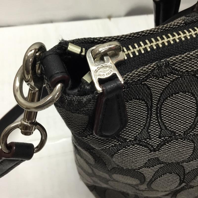 コーチ COACH ショルダーバッグ ショルダーバッグ F36625 シグネチャー 2WAY 総柄 黒 / ブラック / レディース USED 古着 中古 10115580