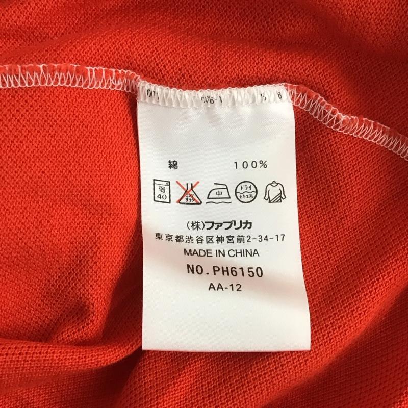 ラコステ LACOSTE ポロシャツ 半袖 半袖ポロシャツ カラーシャツ 半袖カットソー 4 ボーダー柄 X ロゴ、文字 白 / ホワイト / X 赤 / レッド / X 紺 / ネイビー /  メンズ USED 古着 中古 10111479